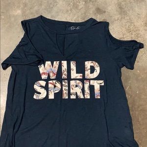 Jessica Simpson Wild Spirit Cold Shoulder Shirt